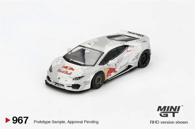  Mô hình xe Lamborghini Huracan LB★WORKS ver. 2 Mad Mike NIMBUL bản card Nhật tỉ lệ 1:64 MiniGT MGT00967-LB 