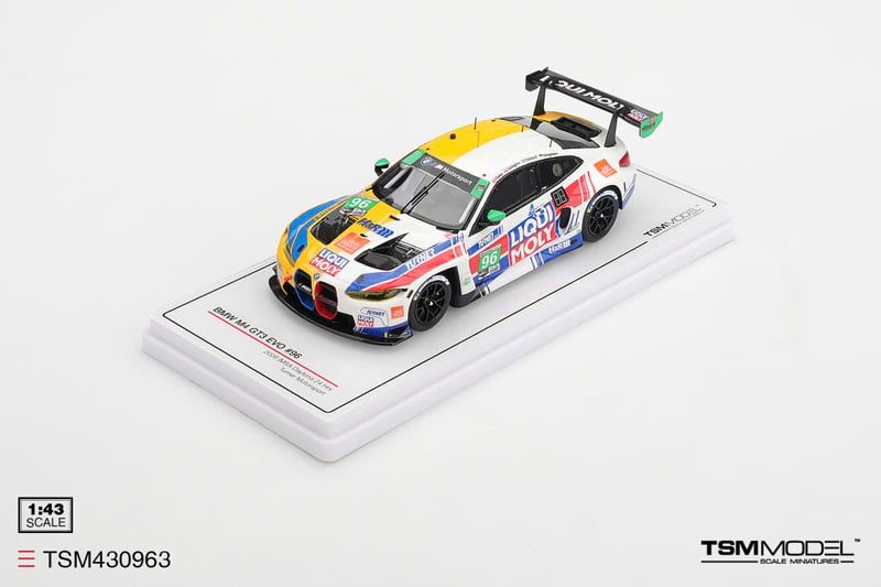  Mô hình xe BMW M4 GT3 EVO #96 Turner Motorsport 2026 IMSA Daytona 24 Hrs tỉ lệ 1:43 TSM Model TSM430963 