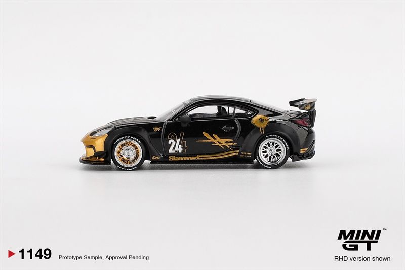  [Hàng Loose] Mô hình xe Toyota GR86 LB★Nation Black / Gold tỉ lệ 1:64 MiniGT MGT01149 