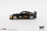  Mô hình xe Toyota GR86 LB★Nation Black / Gold tỉ lệ 1:64 MiniGT MGT01149 