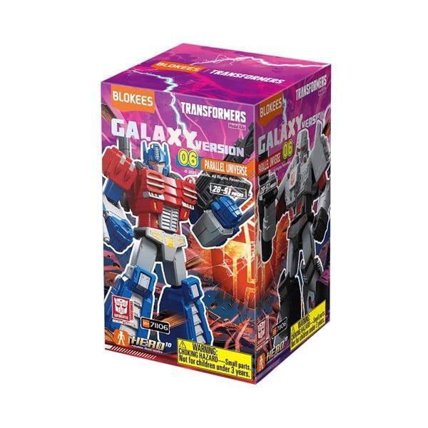  Blindbox Set 9 mô hình lắp ráp serries Transformers Galaxy Version 06 PARALLEL UNIVERSE Blokees ET25 71106 