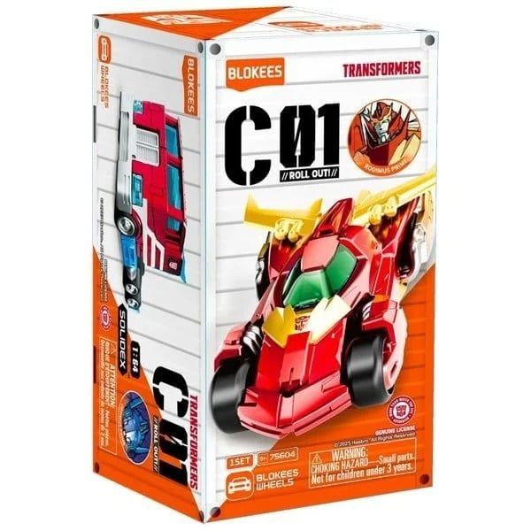  Mô hình Blokees Wheels Transformers C01 Auto Prime Blind Box 75604 