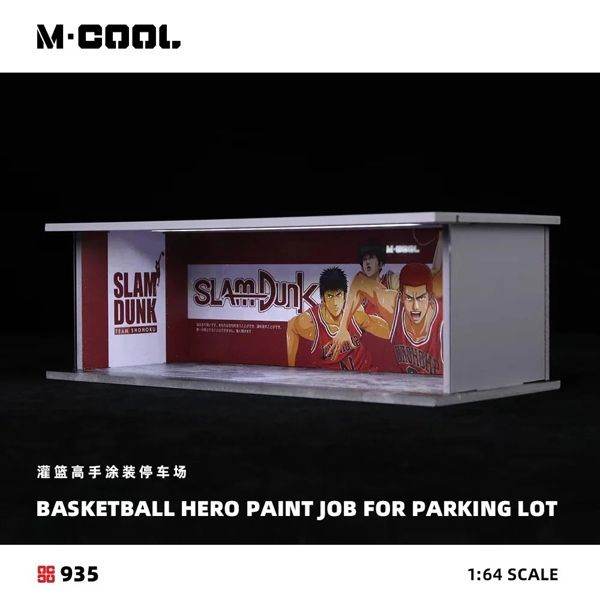  Hộp trưng bày mô phỏng dirorama parking lot Slam Dunk tỉ lệ 1:64 M-cool MoreArt MC914935 