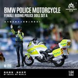  Mô hình xe mô tô và nhân vật police BMW resin tỉ lệ 1:64 MoreArt MO222215 