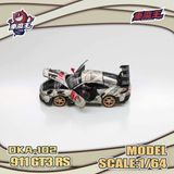  Mô hình xe Porsche 911 GT3 RS the Mummy full open tỉ lệ 1:64 Demon King Auto DKA-102 