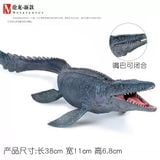  Mô hình khủng long thằn lằn sông Meuse Mosasaurus kích thước 37cm bằng nhựa LX818 