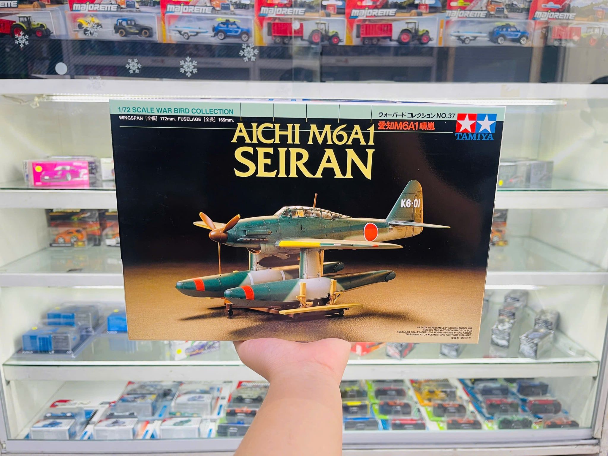  Mô hình lắp ráp máy bay quân sự AICHI M6A1 SEIRAN tỉ lệ 1:72 Tamiya 60737 