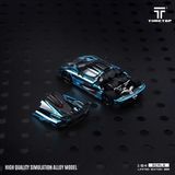  Mô hình xe ô tô Koenigsegg One:1 Metallic Ice Blue mở được nắp máy tỉ lệ 1:64 Timetop TT644818 