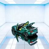  Mô hình xe Lamborghini LP720-4 Roadster Wide-Body tỉ lệ 1:64 TPC & Rhino model RM OT64394 