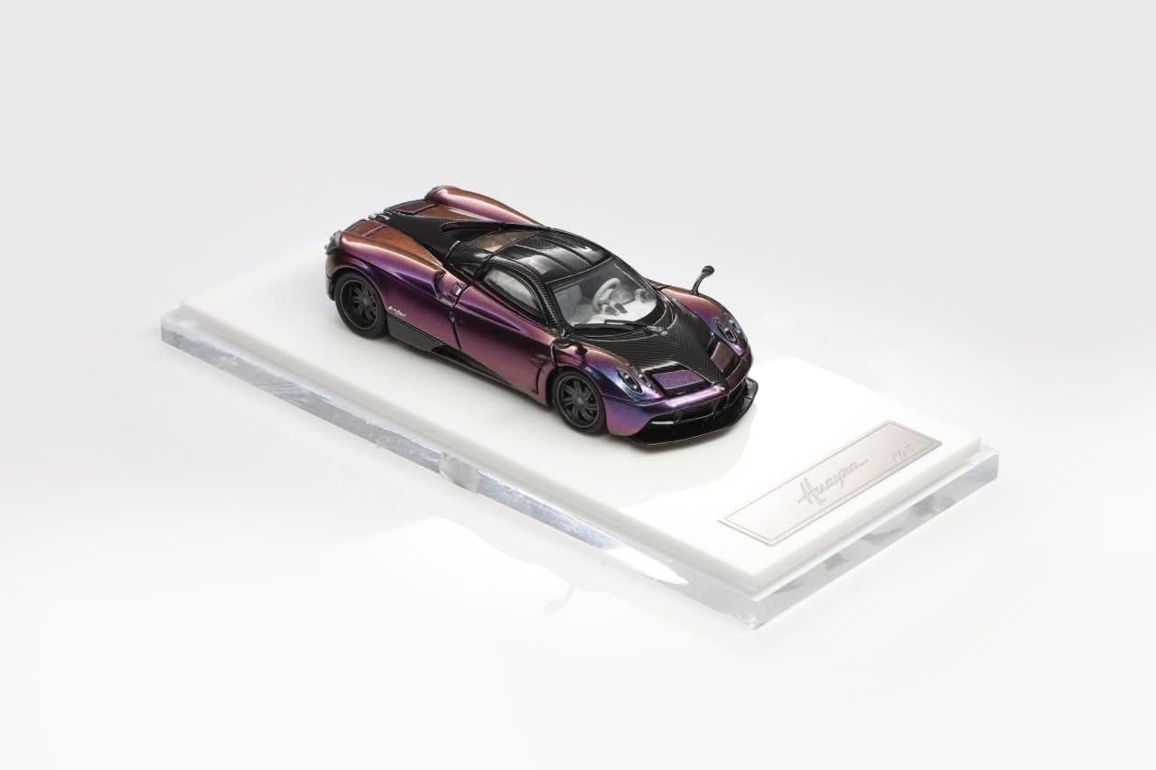  Mô hình xe Pagani Huayra Coupe 2014 Gullwing Doors chrome color tỉ lệ 1:64 HKM premium OT64755 