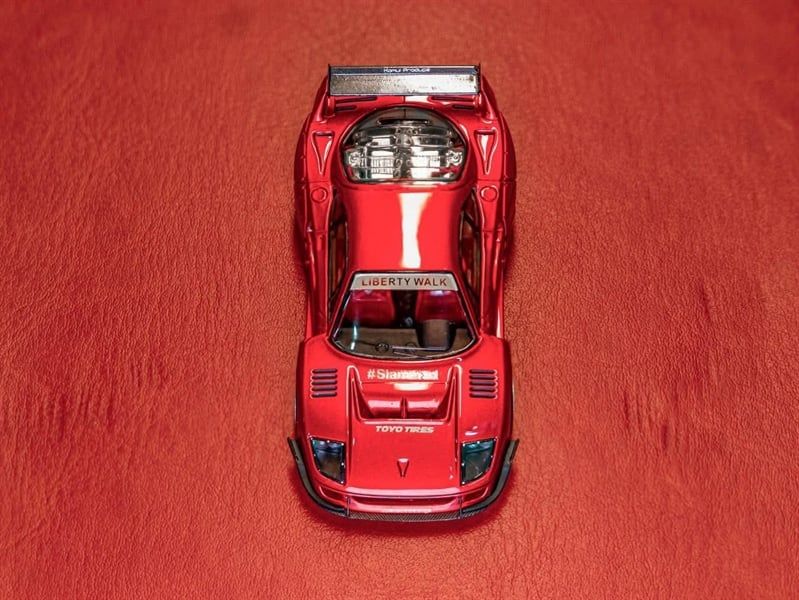  Mô hình xe Ferrari F40 LBWK Liberty Walk tỉ lệ 1:64 DM model OT64645 
