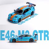  Mô hình xe BMW M3 E46 GTR Livery tỉ lệ 1:64 DCM x YF model OT64759 