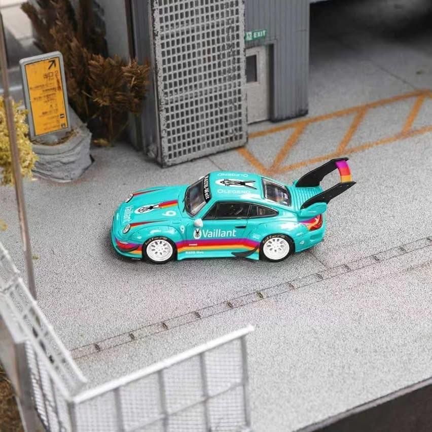  Mô hình xe Porsche RWB 993 Rauh-Welt custom Limited To 999pcs tỉ lệ 1:64 Star model OT64767 