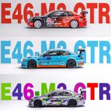  Mô hình xe BMW M3 E46 GTR Livery tỉ lệ 1:64 DCM x YF model OT64759 