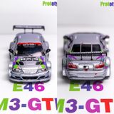  Mô hình xe BMW M3 E46 GTR Livery tỉ lệ 1:64 DCM x YF model OT64759 