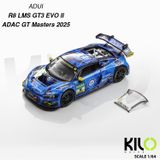  Mô hình xe Audi R8 LMS GT3 EVO ll Nurburgring 24H 2025 tỉ lệ 1:64 KILOworks KLW0036-1 
