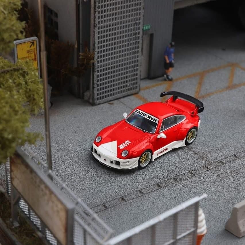  Mô hình xe Porsche RWB 993 Rauh-Welt custom Limited To 999pcs tỉ lệ 1:64 Star model OT64767 