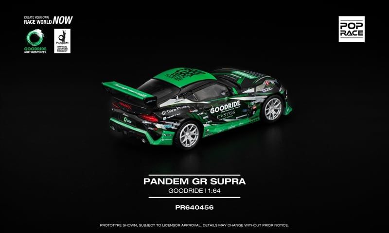  Mô hình xe Toyota GOODRIDE PANDEM GR SUPRA tỉ lệ 1:64 Poprace PR640456 