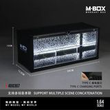  Hộp trưng bày container garage có đèn sao storage scence 30cm x 12.5cm x 13cm cho xe mô hình tỉ lệ 1:64 MoreArt Box MBOX MB400307 