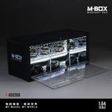  Hộp trưng bày container garage có đèn sao storage scence 30cm x 12.5cm x 13cm cho xe mô hình tỉ lệ 1:64 MoreArt Box MBOX MB400307 