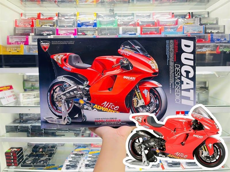  Mô hình Kit Mô tô Ducati Desmosedici No.65 1:12 Tamiya 14101 