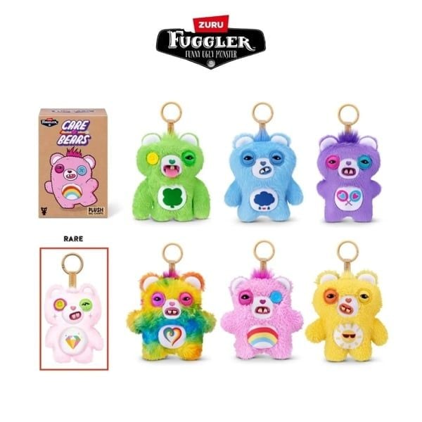  Đồ Chơi Sưu Tầm Hộp Mù ZURU TOYS Fuggler Care Bears Keyrings 5