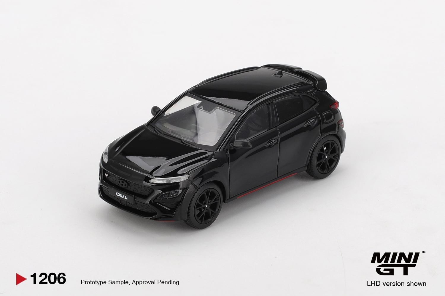  Mô hình xe Hyundai KONA N Phantom Black tỉ lệ 1:64 MiniGT MGT01206 