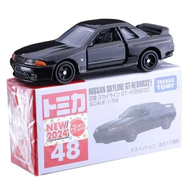  Mô hình xe Nissan Skyline -R32 No.48-14 tỉ lệ 1:59 Tomica 917144 