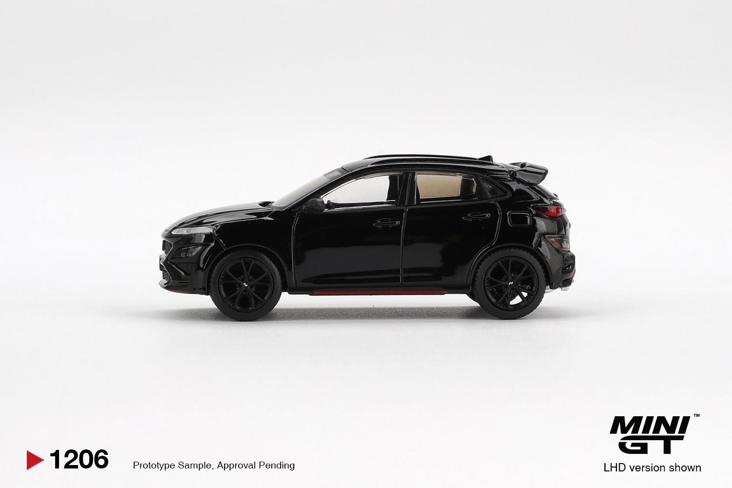  Mô hình xe Hyundai KONA N Phantom Black tỉ lệ 1:64 MiniGT MGT01206 