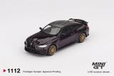  Mô hình xe BMW M4 M-Performance (G82) Daytona Violet tỉ lệ 1:64 MiniGT MGT01112 