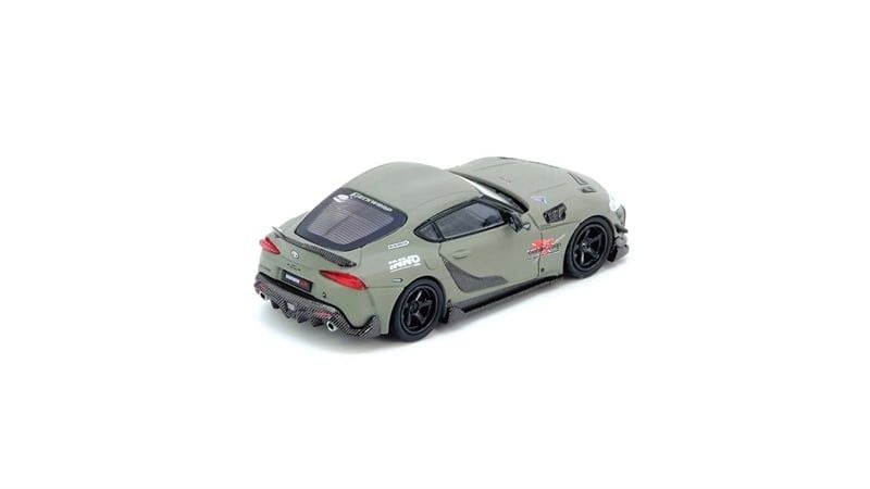  Mô hình xe TOYOTA SUPRA A90 DARWIN PRO Matt Green (HAVE CHASE) tỉ lệ 1:64 Inno64 IN64-A90DP-MATGR 