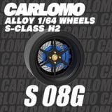  Phụ kiện độ bánh cho xe mô hình Carlomo Wheels S-Class kích thước 9,5mm bằng kim loại tỉ lệ 1:64 Carlomo S0 