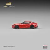  Mô hình xe Toyota GR Supra Renaissance Red 2.0 tỉ lệ 1:64 CM model CM64-Supra-02 