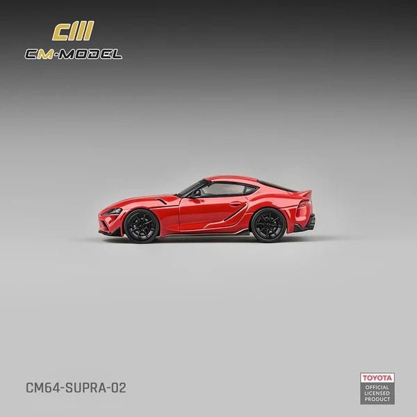  Mô hình xe Toyota GR Supra Renaissance Red 2.0 tỉ lệ 1:64 CM model CM64-Supra-02 