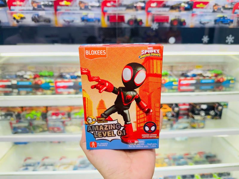  Mô hình lắp ráp Blokees Model Kits - Spidey and His Amazing Friends 74802- FPlay AL01 - spider Miles Morales 