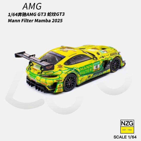  Mô hình xe Mercedes Benz AMG 2025 DTM WINWARD RACING #48 MANN tỉ lệ 1:64 Kilo Works 114600010 