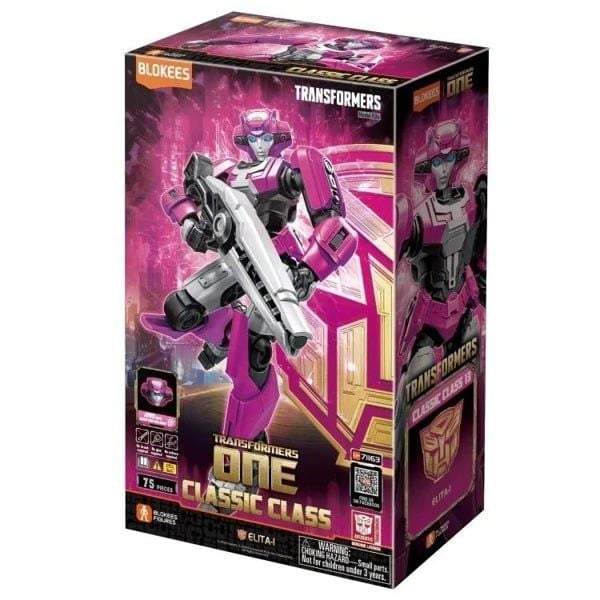  Mô hình lắp ráp có đèn serries Transformers Classic Class(CC) 13 ONE Alita (Luminous Eyes) Blokees 71163 