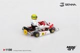  Mô hình xe Kart #2 - 1993 Masters of Paris-Bercy MiniGT x Senna tỉ lệ 1:64 MiniGT MGT01156 