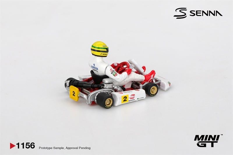  Mô hình xe Kart #2 - 1993 Masters of Paris-Bercy MiniGT x Senna tỉ lệ 1:64 MiniGT MGT01156 