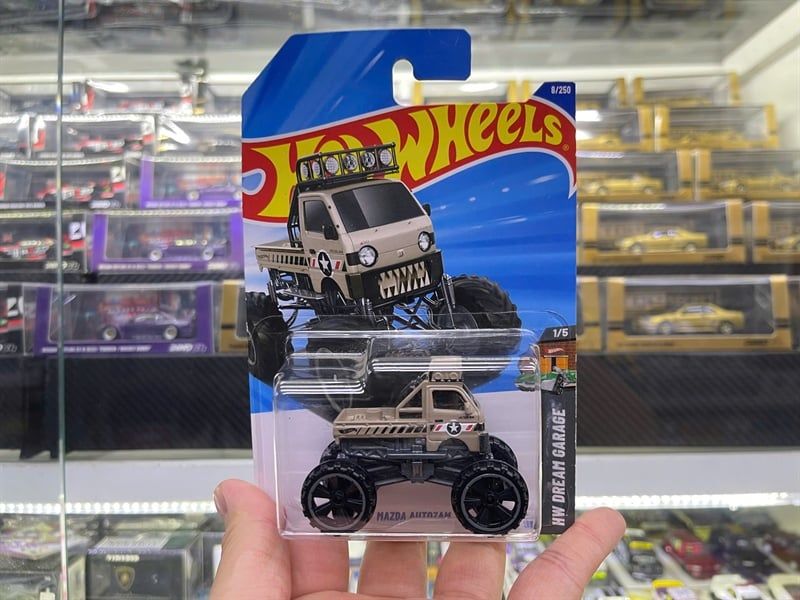  Mô hình xe Mazda Autozam AZ-1 4x4 Hotwheels kim loại có bản quyền chính hãng tỉ lệ 1:64 C4982-MA 