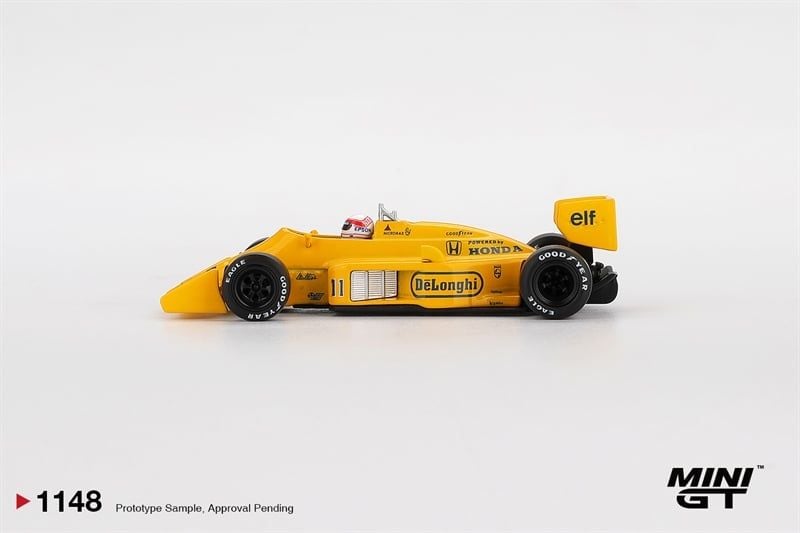  Mô hình xe Lotus 99T #11 Satoru Nakajima 1987 Monaco Grand Prix bản card tỉ lệ 1:64 MiniGT MGT01148 NO CHASE CAR 