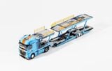  Mô hình xe tải kéo Mercedes Benz Actros Truck vận chuyển xe tỉ lệ 1:64 Shadow Pro Gulf KS-069-619 