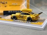  Mô hình xe Porsche 911 RWB Rauh Welt 993 & 964 Minion livery tỉ lệ 1:64 ZJWJ Model OT64786 