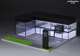  Hộp trưng bày mô phỏng showroom Mazda Dealership kích thước 30cm x 30cm x 11.5cm tỉ lệ 1:64 Moreart MO936018 