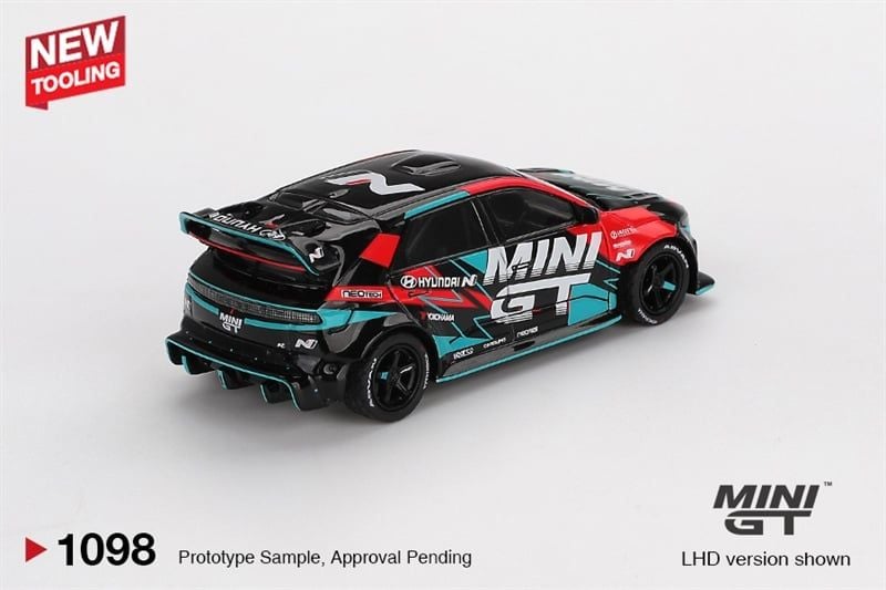  Mô hình xe ô tô Hyundai Ioniq 5N MINI GT RS-01T 2025 Tokyo Auto Salon bản card tỉ lệ 1:64 MinGT MGT01098 NO CHASE CAR 