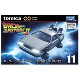  Mô hình xe 11 Back to the Future Part 2 DeLorean Time Machine tỉ lệ 1:64 Tomica Premium Unlimited 944195 