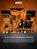 Mô hình xe H300 Flatbed Transport Trailer Dragon Ball-themed Die-Cast Car Model tỉ lệ 1:64 CCC647233ool Car 