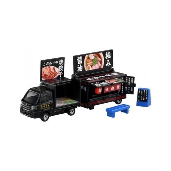  Mô hình xe quán ăn Nhật bản Subaru Sambar Kitchen Trailer No.142 tỉ lệ 1:64 Tomica 917687 