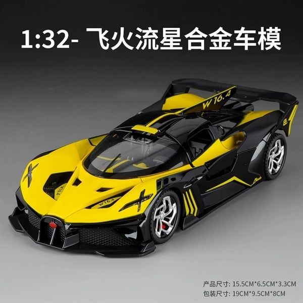  Mô hình xe Bugatti Bolide full open đèn nhạc tỉ lệ 1:32 Chezhi CZ32553 
