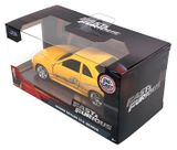  Mô hình xe Leon's Nissan Skyline GT-R (BCNR33), Yellow Fast & Furious tỉ lệ 1:32 Jada 24075-44 